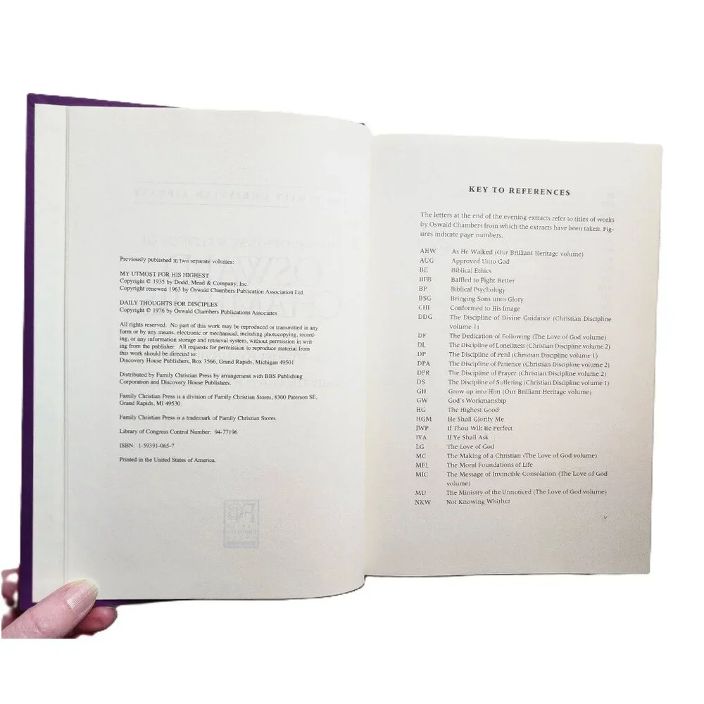 The Devotional Writings of Oswald Chambers The Family Christian Library NEW